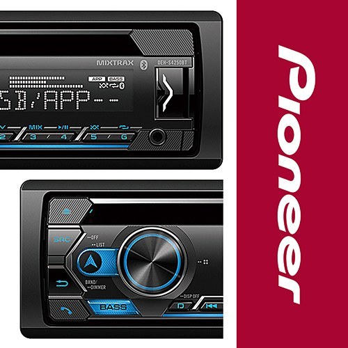 پخش کننده پایونیر مدل Pioneer DEH-S4250BT با گارانتی اصلی