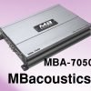 آمپلی فایر ۴ کانال ام بی آکوستیک (MB Acoustics) مدل MBA-7050 ا MB Acoustics Amplifier MBA-7050